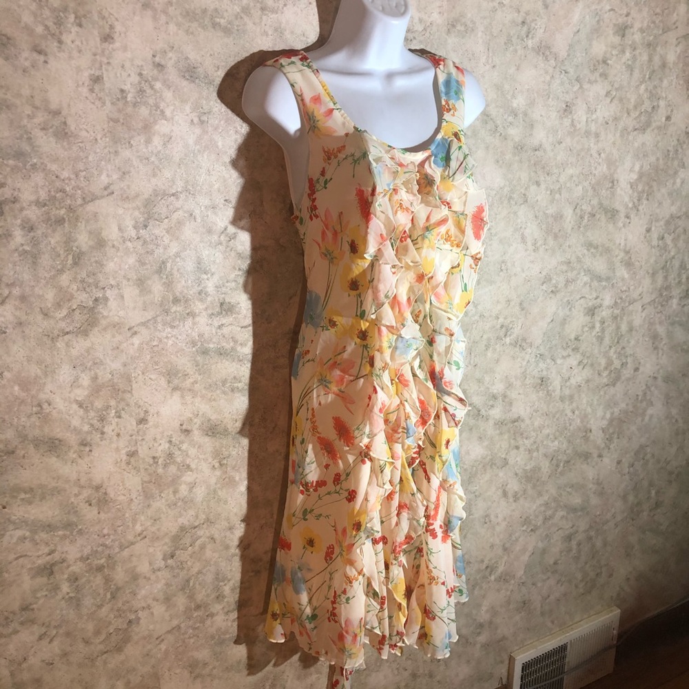 Robbie Bee Ruffle-Front Braid-Back Dress - Picture 5 of 16